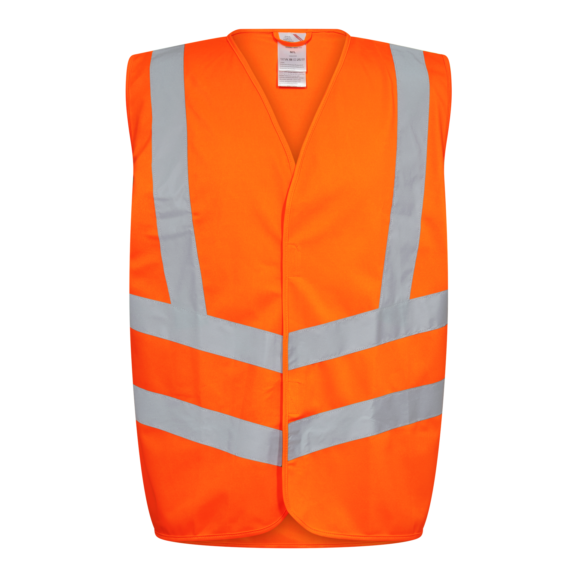 Safety Verkehrsweste Hi-vis Orange, Gr. XS/S