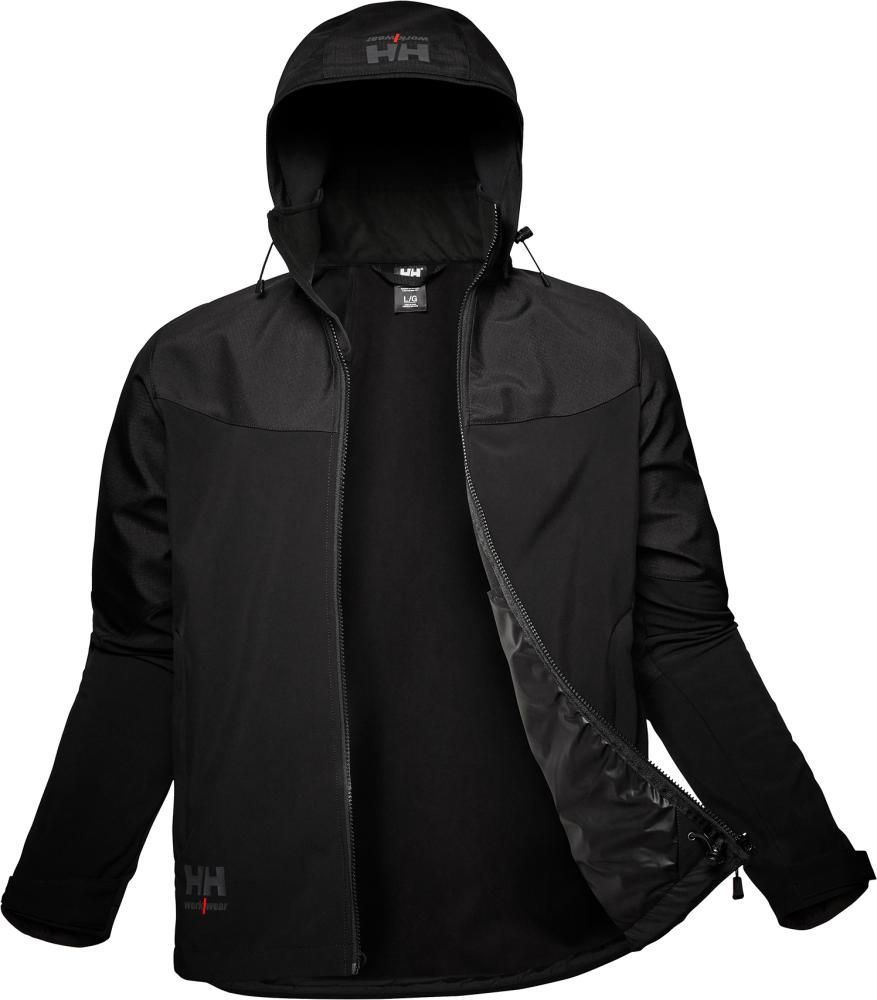 Softshelljacke Oxford, black, Gr.2XL