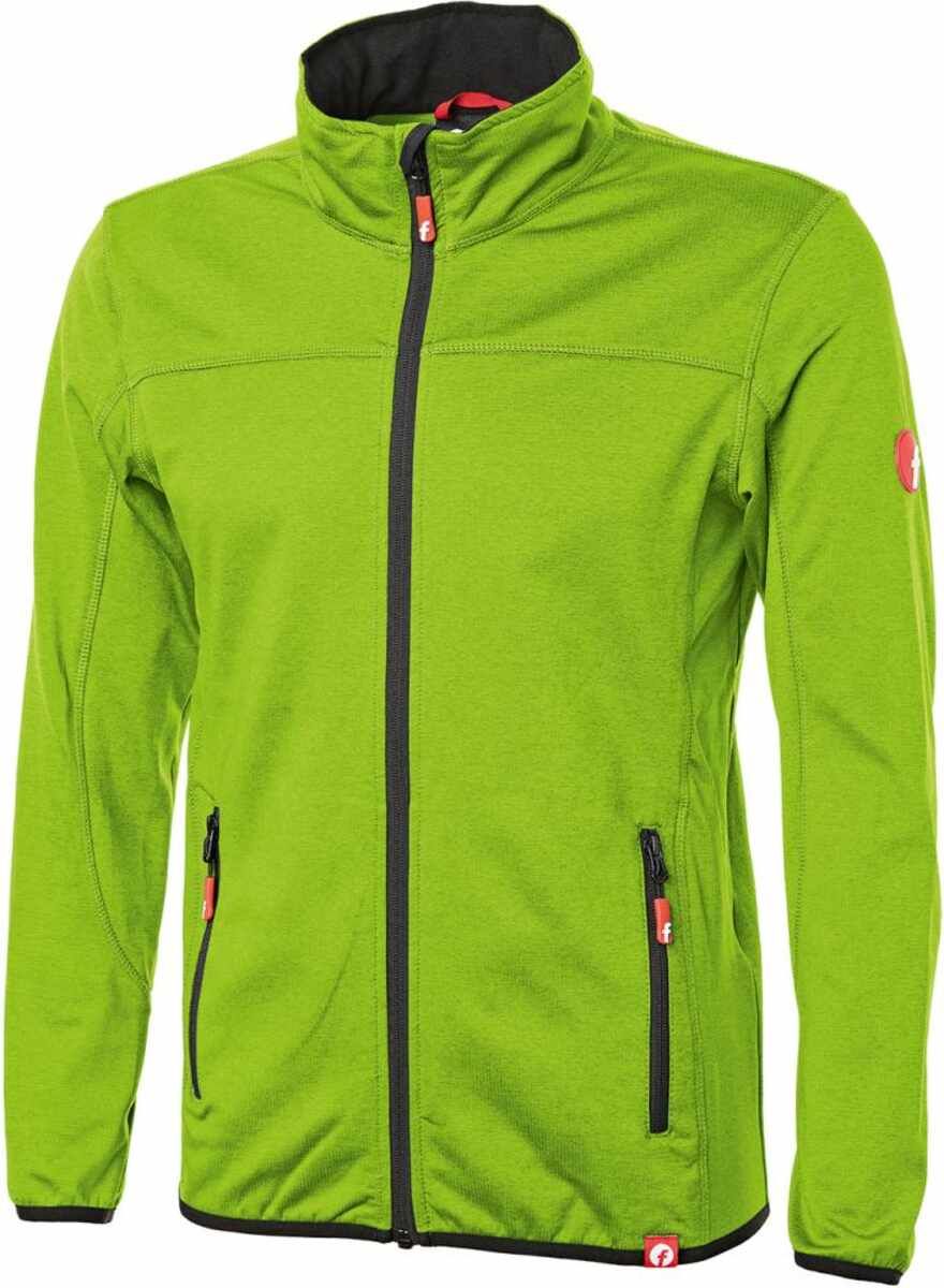 Tech-Fleecejacke lime/schwarz meliert Gr. M Fortis Elements