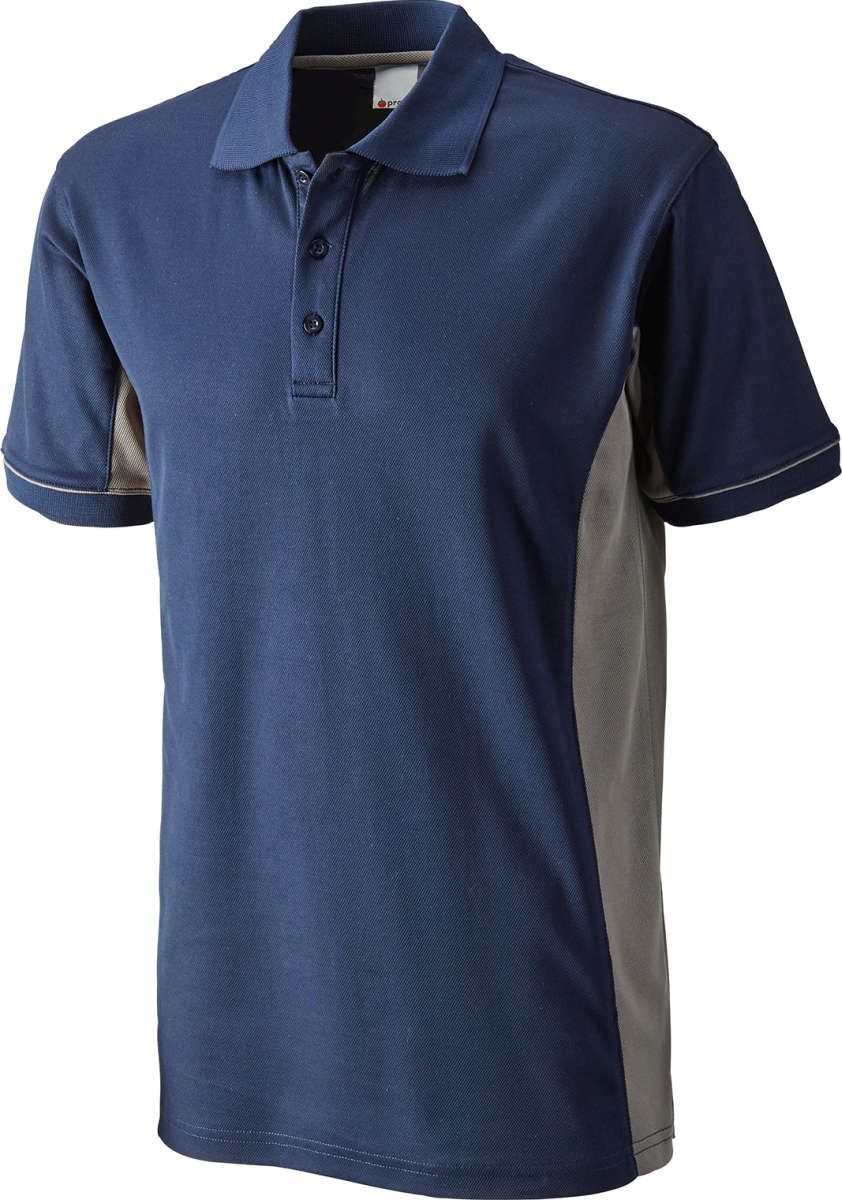 Poloshirt Function Cont. navy-grau Gr.2XL