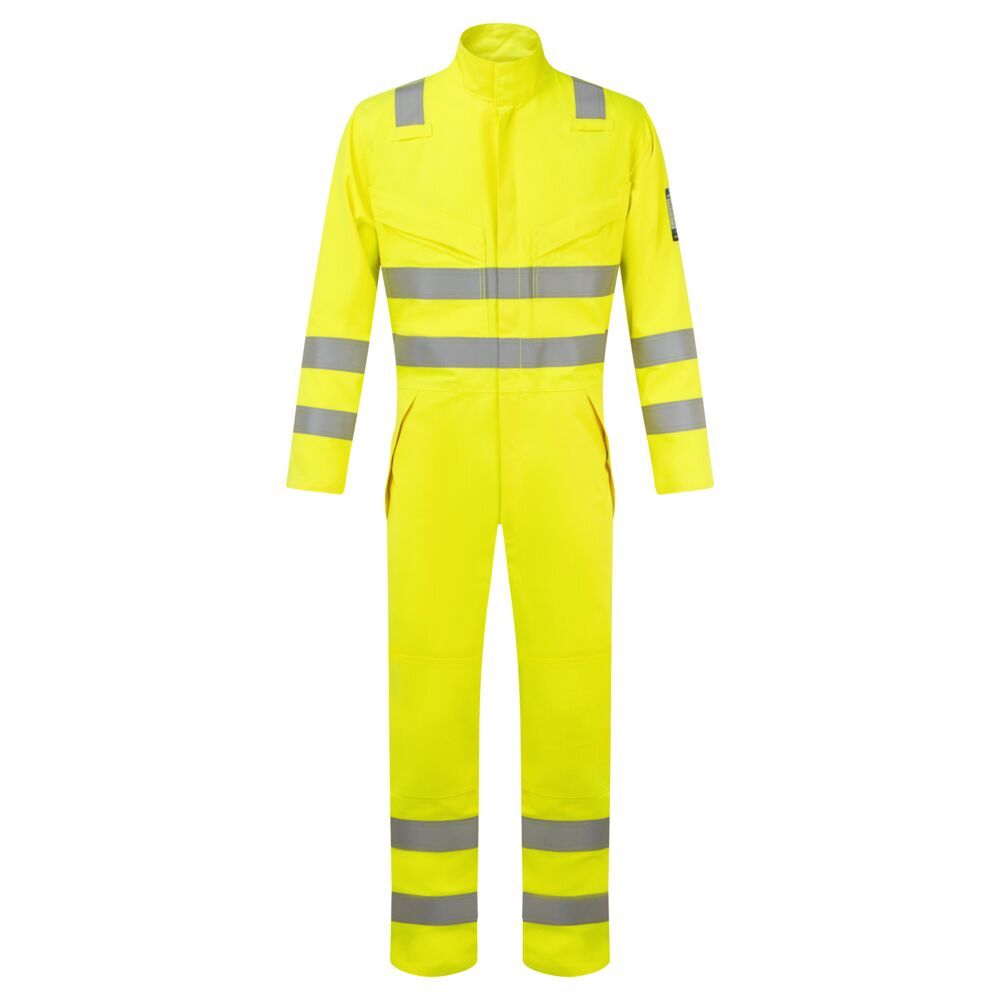 Portwest Modaflame Warnschutz-Overall, Gelb, Gr. 2XL