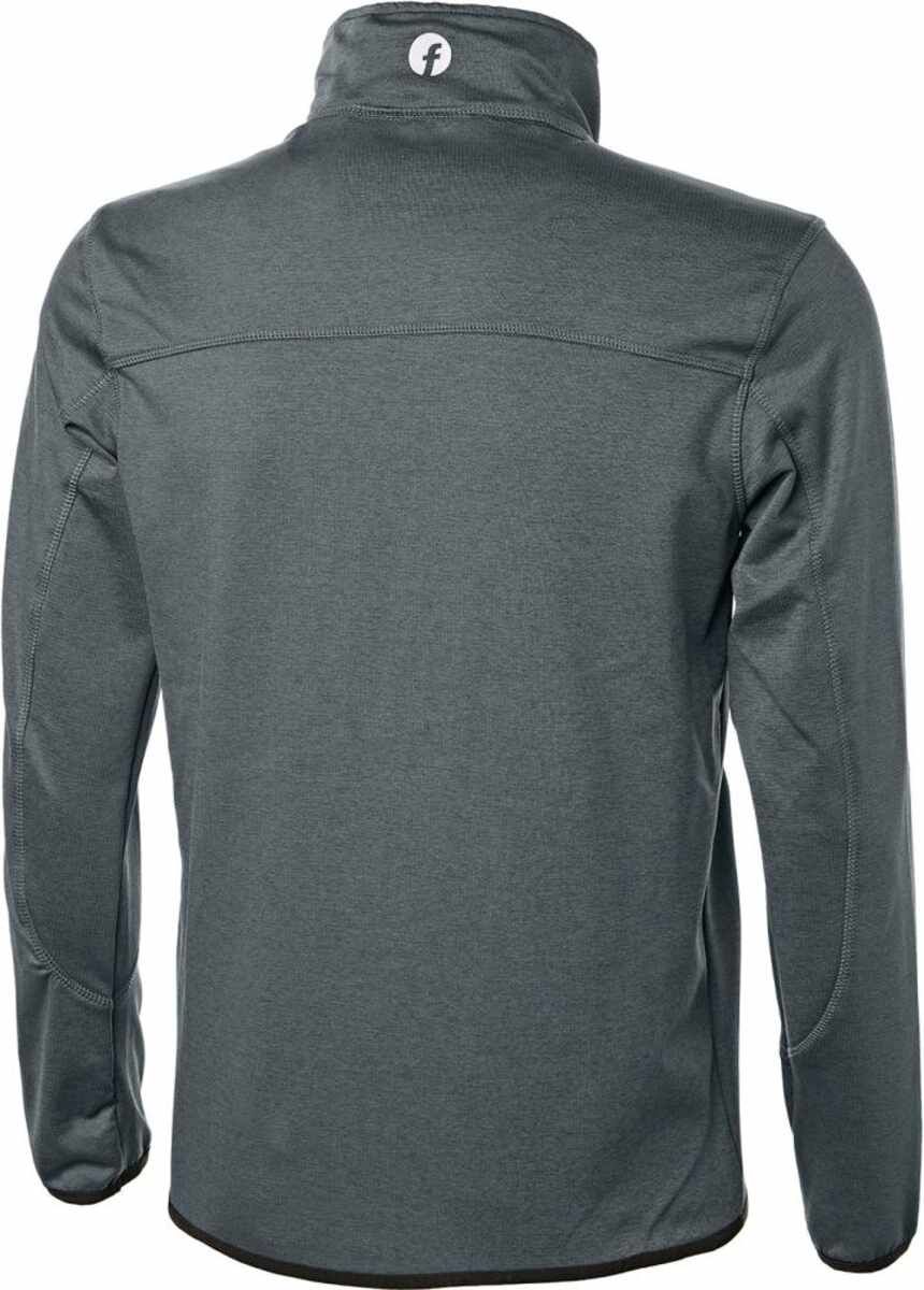 Tech-Fleecejacke grau/schwarz meliert Gr. 4XL Fortis Elements
