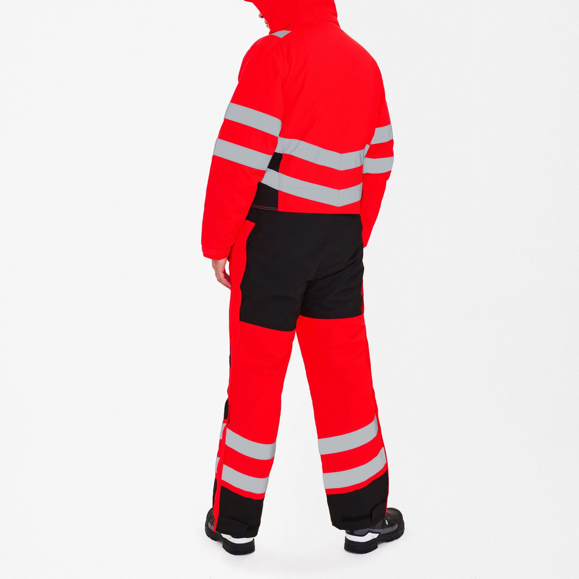 Safety Winteroverall Rot/Schwarz, Gr. 3XL