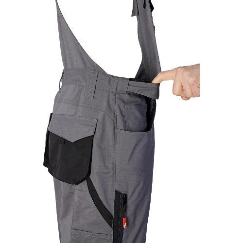D-Latzhose Performance grau/schwarz Gr. 32 FORTIS