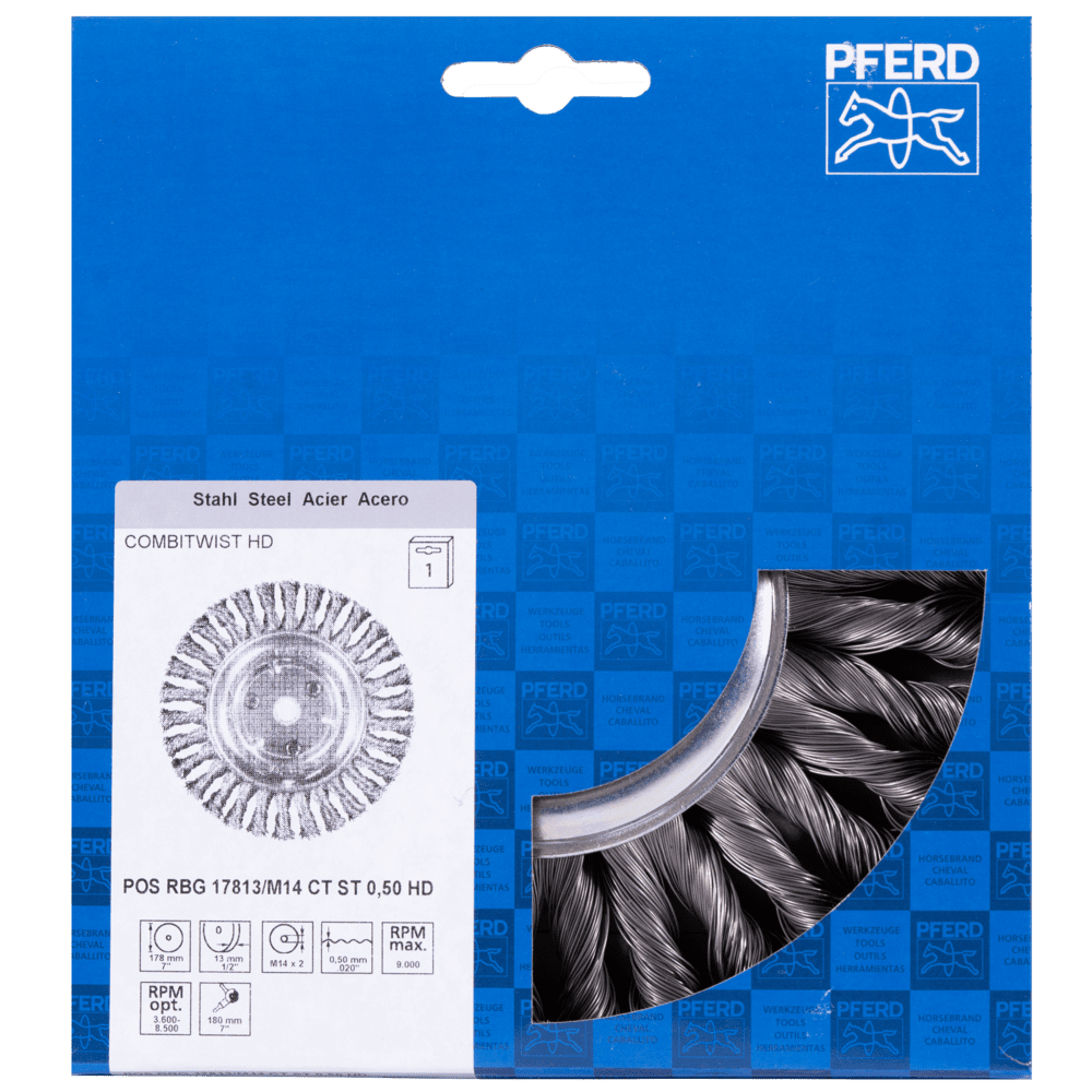 PFERD Rundbürsten POS RBG 17813/M14 CT ST 0,50 HD