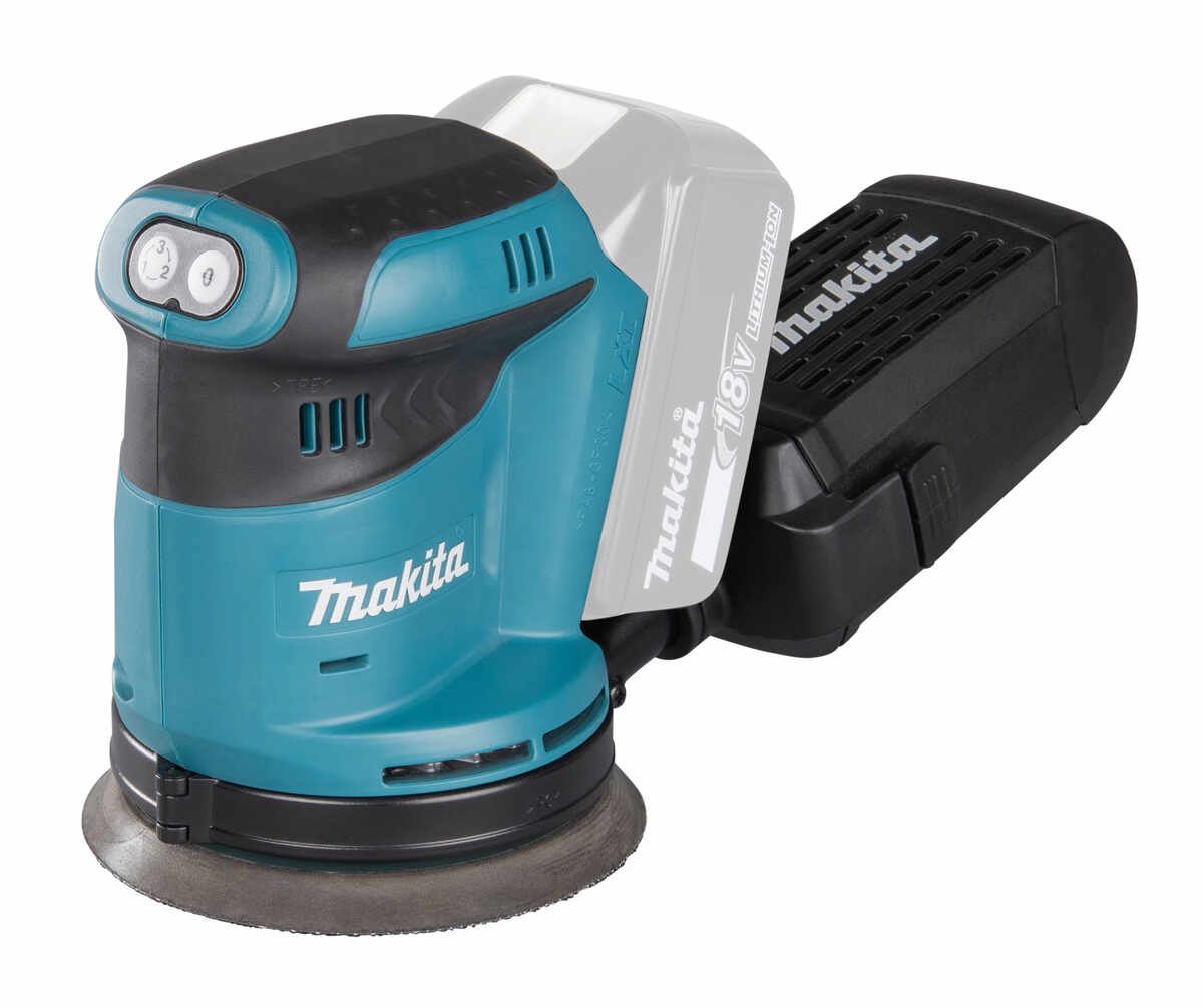 MAKITA AKKU-EXZENTERSCHLEIFER DBO180Z SOLO