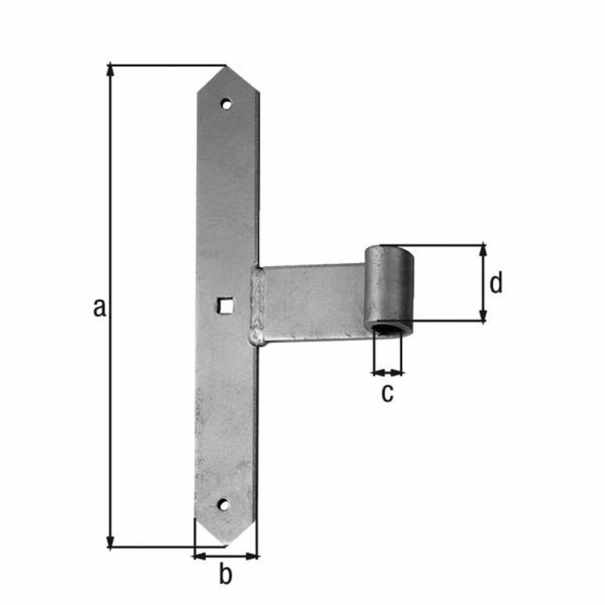 Mittelband 3321/K3/300 mm GAH Alberts