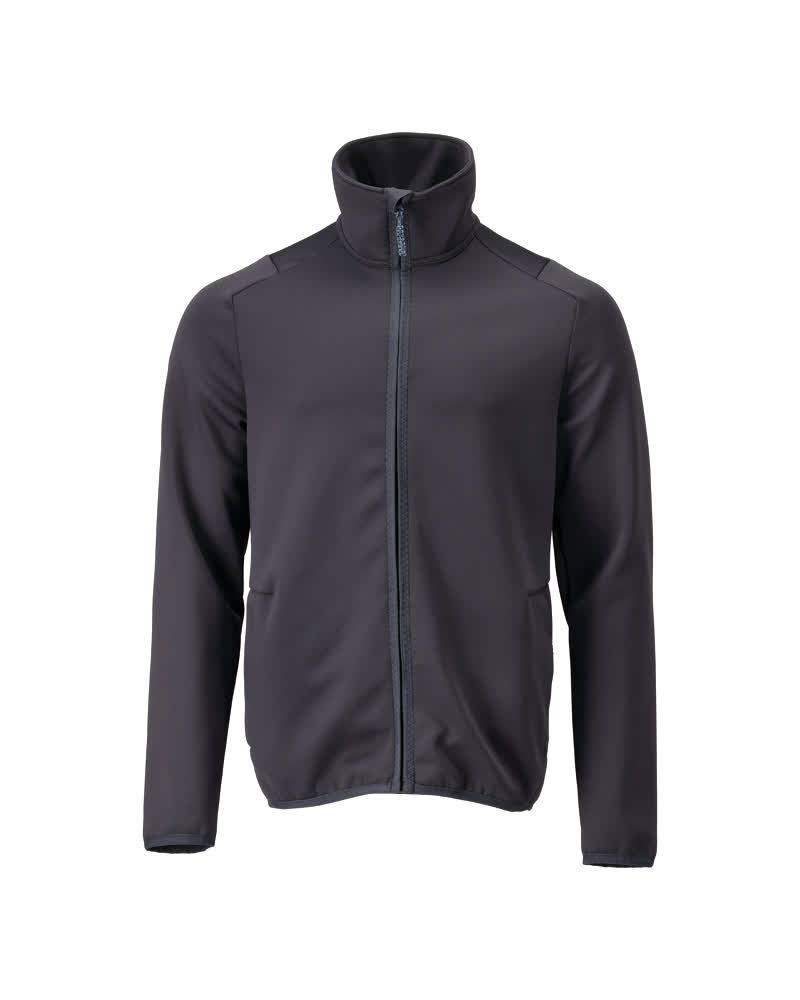 Fleecepullover mit Reißverschluss Schwarzblau, 2XL
