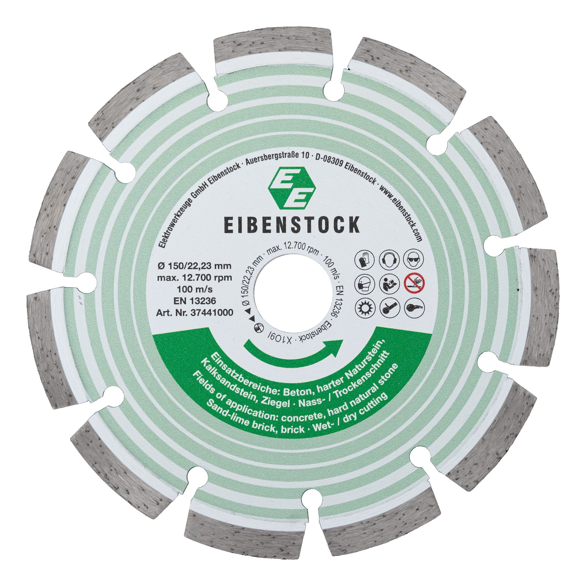 EIBENSTOCK Diamanttrennscheibe Premium, Ø 150 mm