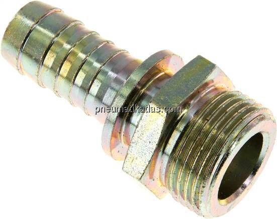 Gewindetülle, Sicherungsbund G 1"-19 (3/4")mm, Stahl verzinkt
