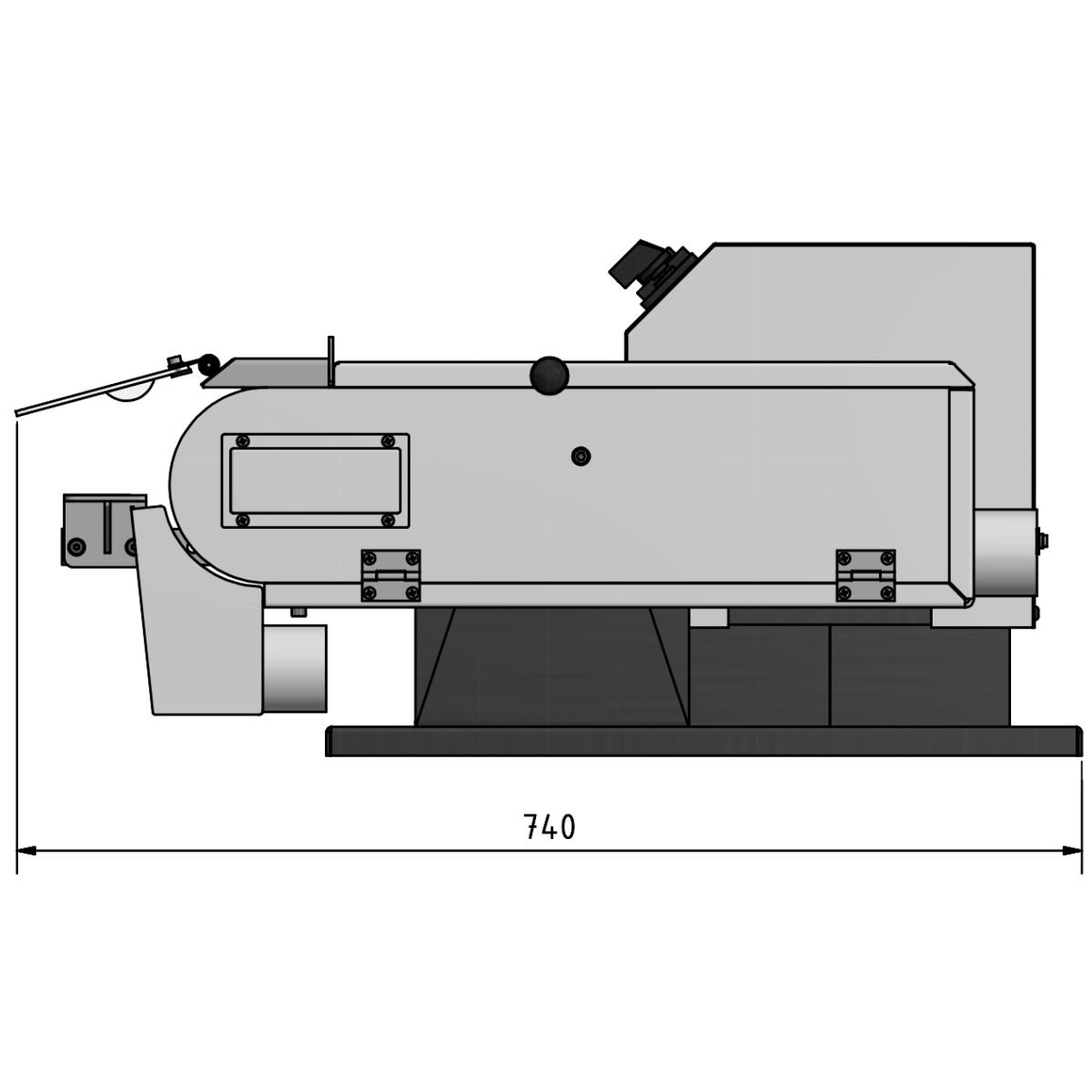 Universalschleifmaschine Optimum OPTIgrind GB 100S