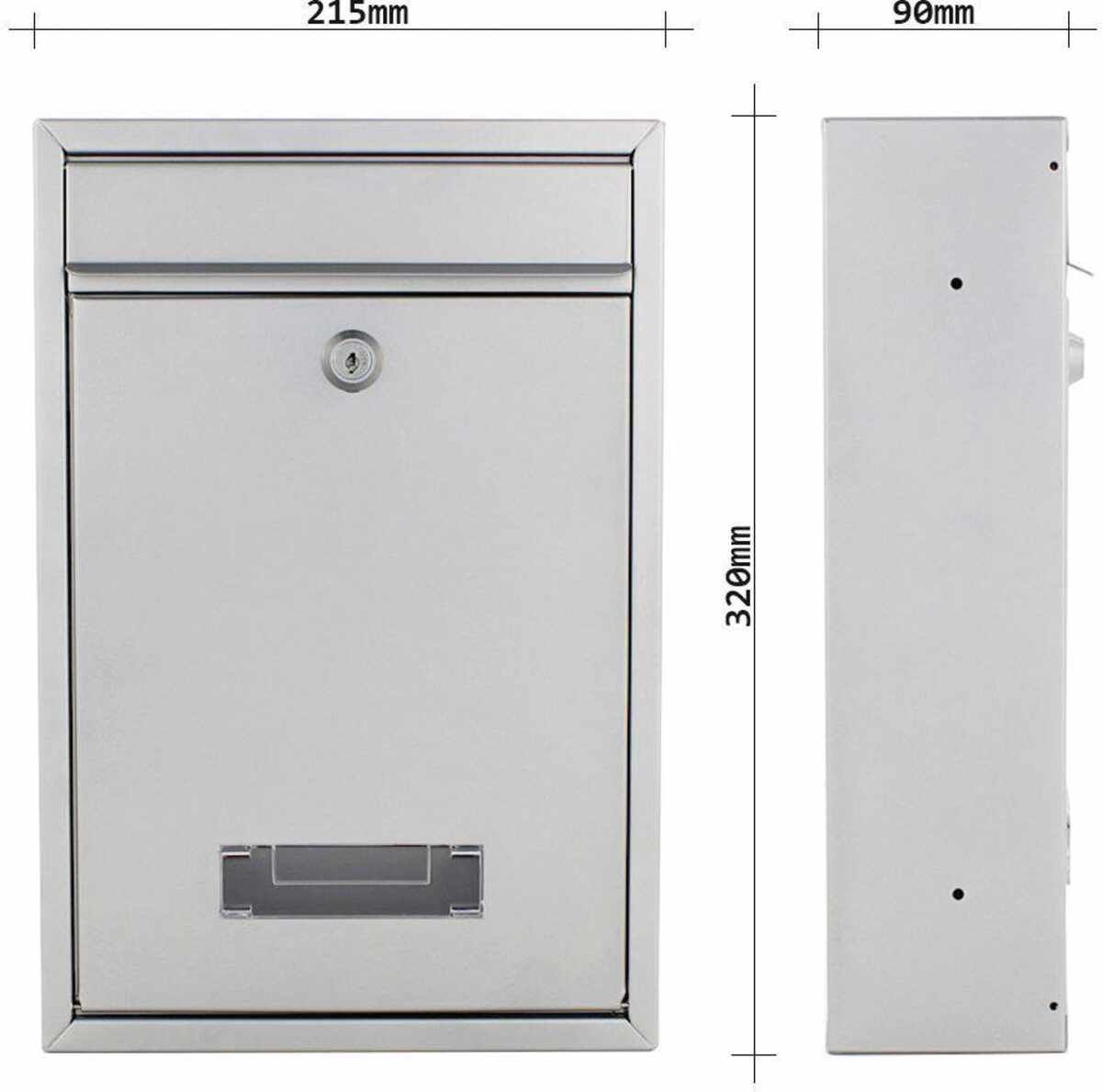 Briefkasten Tarvis silber