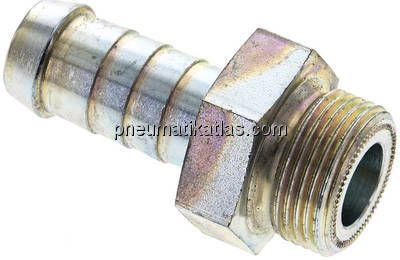 Schlauchnippel M 22 x 1,5 AG (flachdichtend), 14 - 15mm