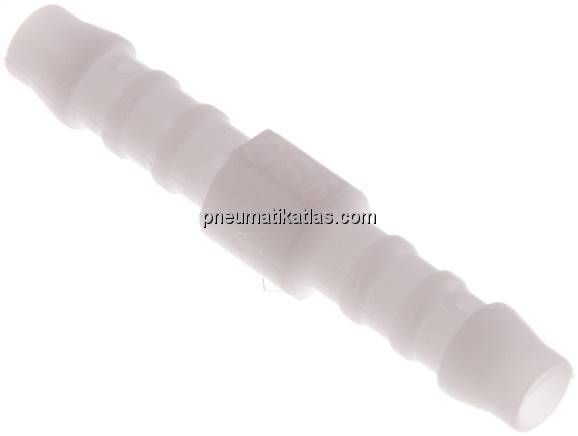 Schlauchverbindungsrohr 6 (1/4")mm-6 (1/4")mm, POM