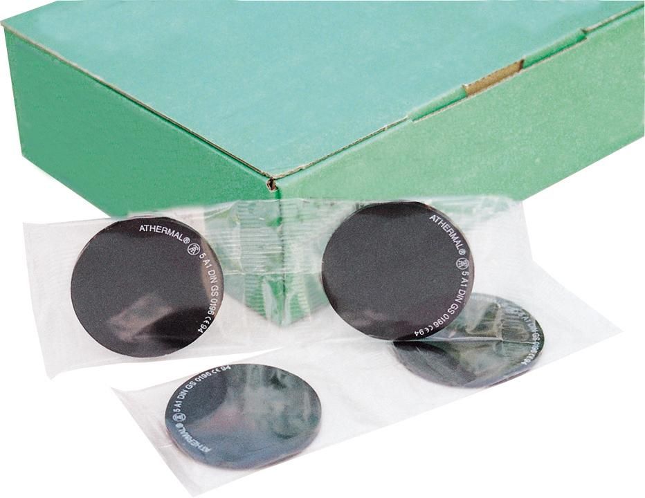 Schweißerschutz- Brillenglas DIN 9 D 50 mm