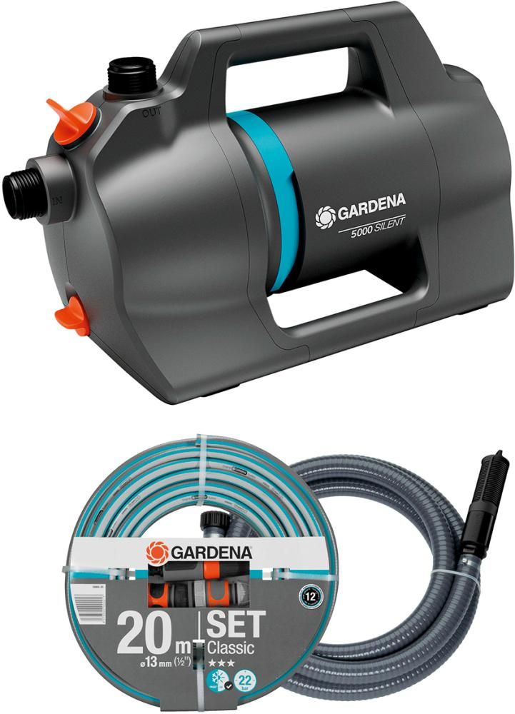 Gartenpumpe 5000 Silent Set 09081-61