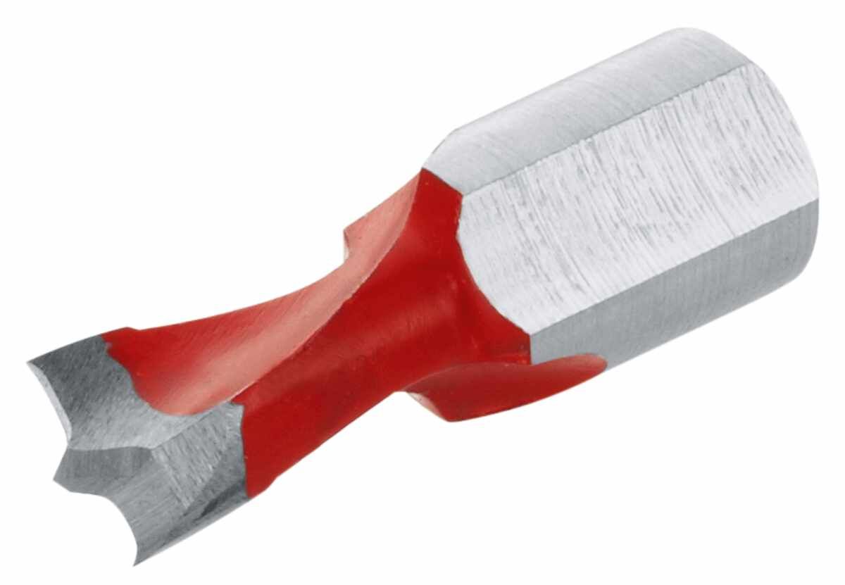 Dübelbohrer, Ø 8 mm, links, L=30 mm, rot