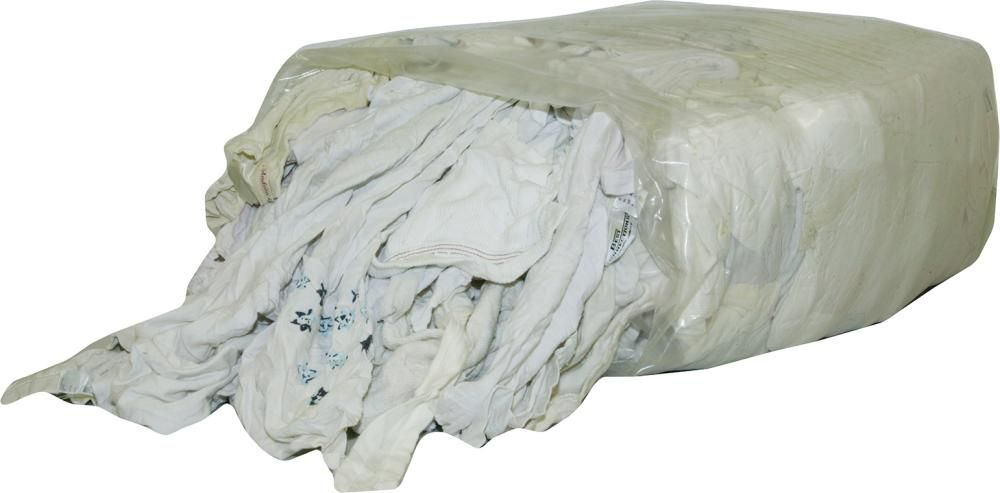 Trikotputzlappen überwiegend weiß 5kg