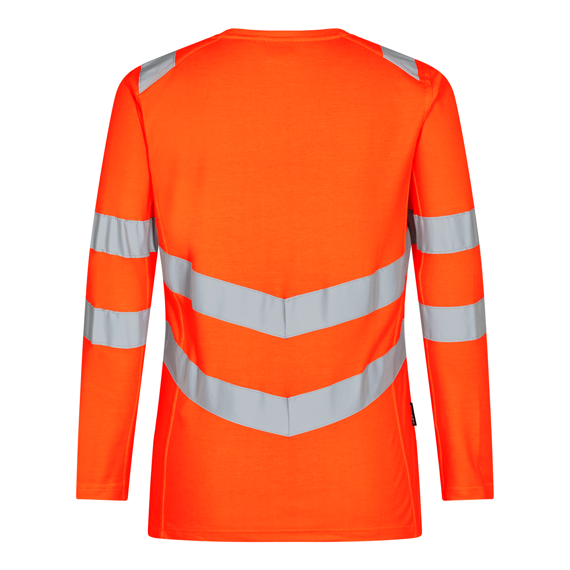 Safety Damen langarm-Shirt Hi-vis Orange, Gr. L