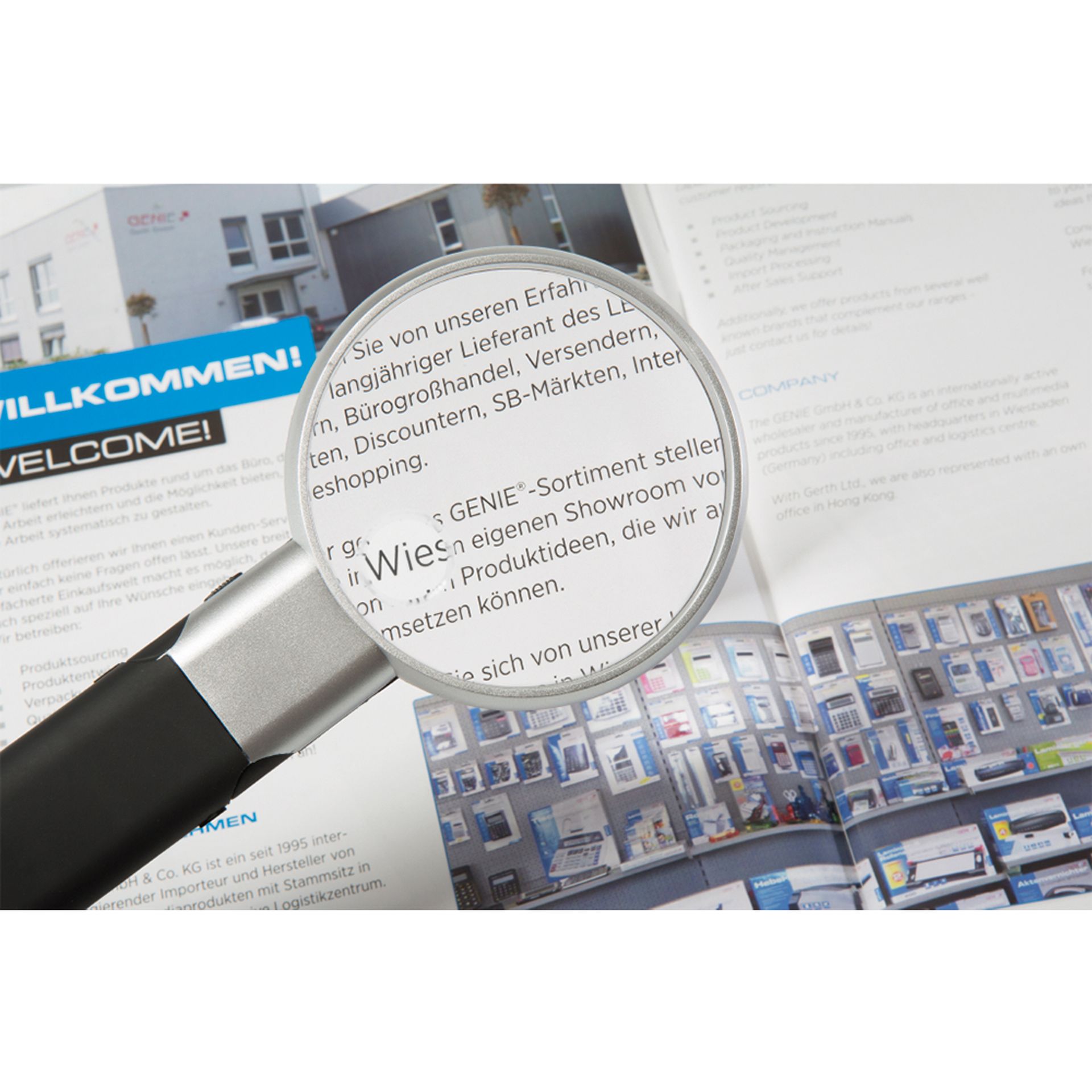 Leselupe ML 95 90mm LED sw/si