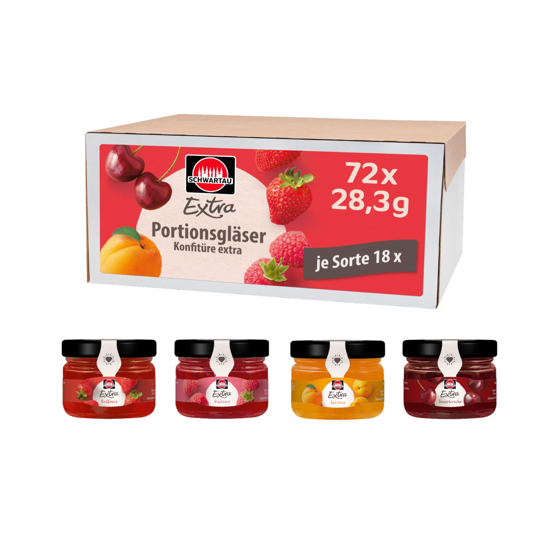 Konfitüre Extra sort 28,3g 75St