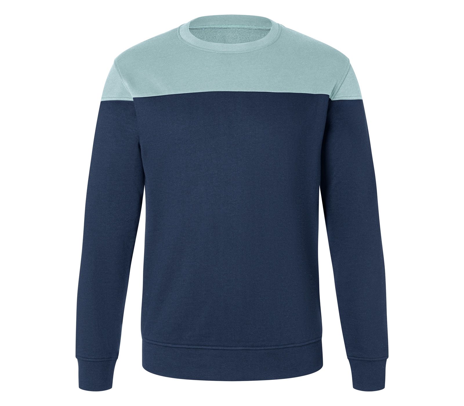 KÜBLER SHIRTS Sweatshirt dunkelblau/eisblau Gr. XS