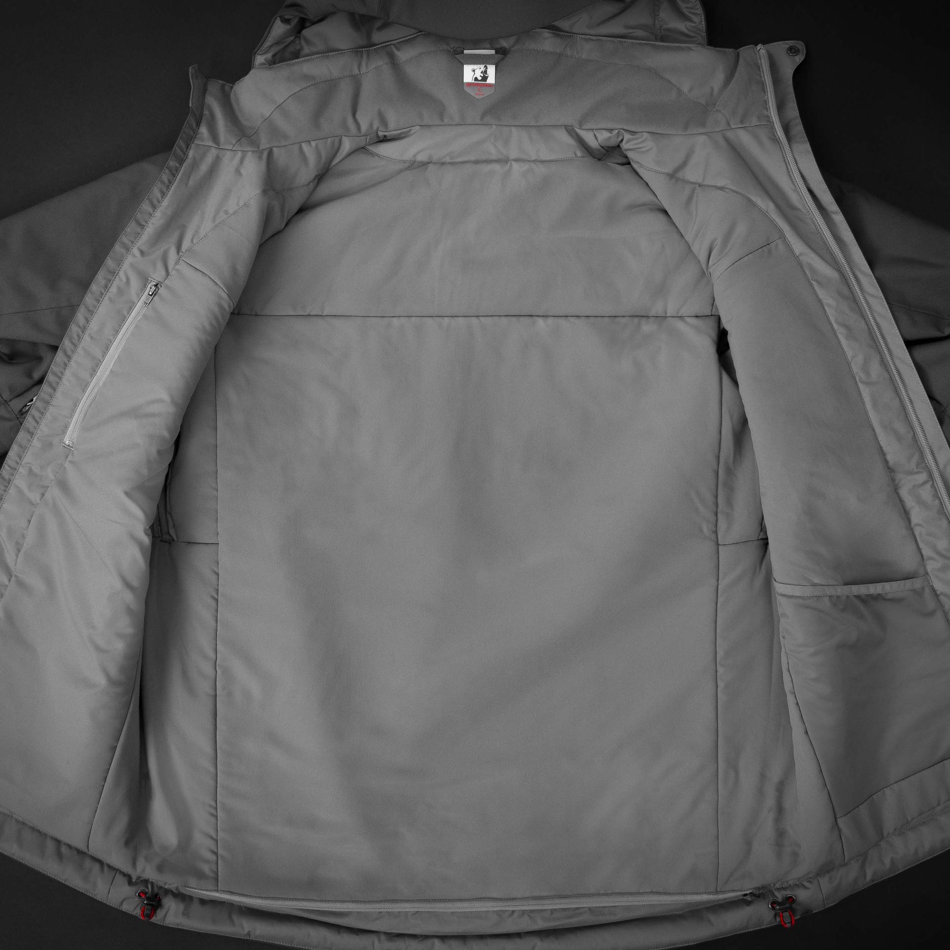 Grizzlyskin Winter Hardshelljacke "Resist" PrimaLoft® RESIST, schwarz, Gr. L