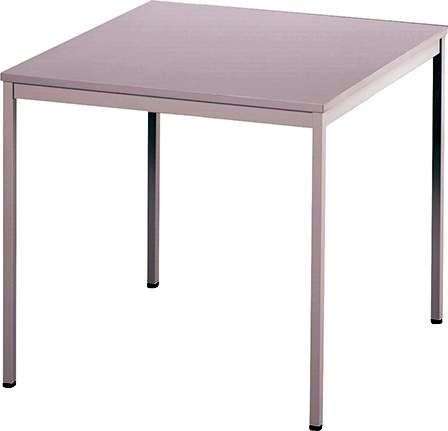 Tisch 80 x 80 lichtgrau
