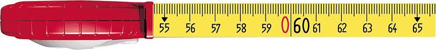 Rahmenbandmaß Polyamid 20mx13mm Maßanfang B Flextop Standard BMI