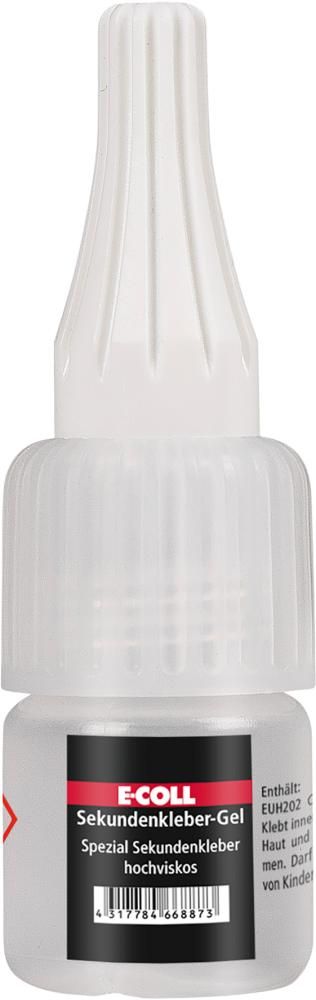 Sekundenkleber-Gel 5g Flasche E-COLL