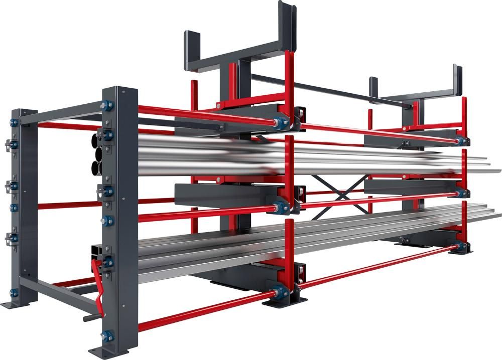 Roll-Aus-Regal 3t LRA-25-225-5000 Rotherm