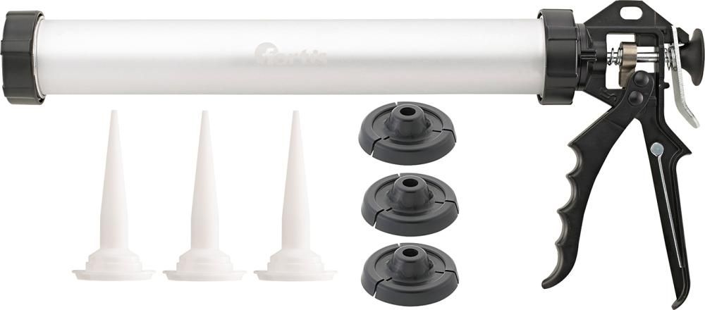 Kartuschenpistole Profi mit 3Spitzen 600ml FORTIS