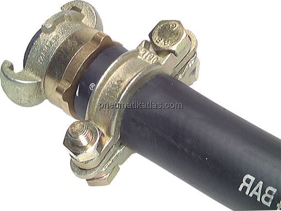 Schlauchklemme Temperguss verzinkt, 17 - 22mm