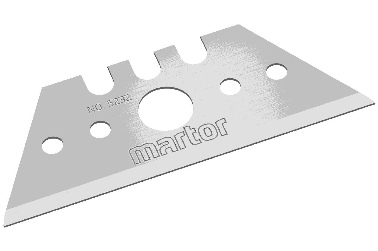 MARTOR Ersatzklinge TRAPEZKLINGE 5232 Breitschliff | 10 Stück