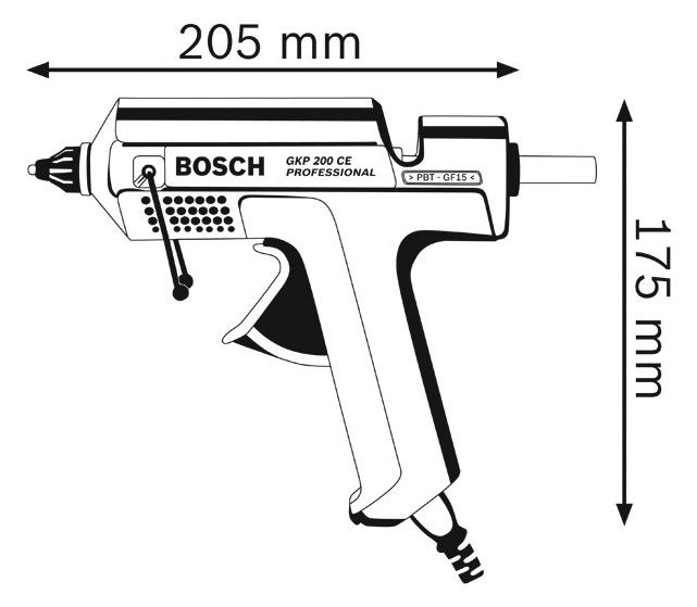 BOSCH Heißklebepistole im Koffer