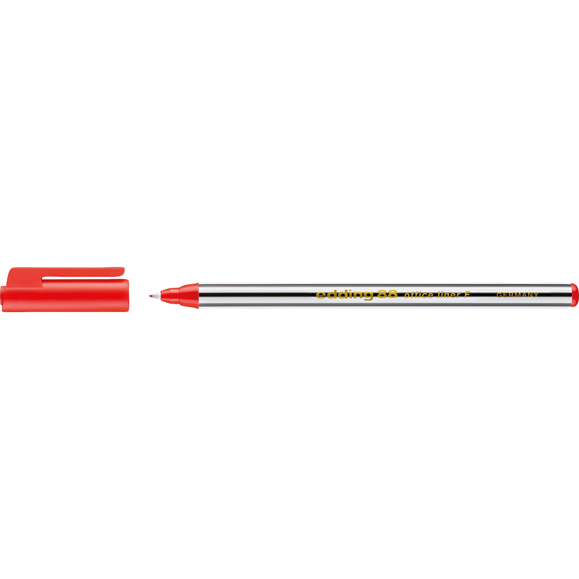 Fineliner 88 office liner F 0,6mm rot