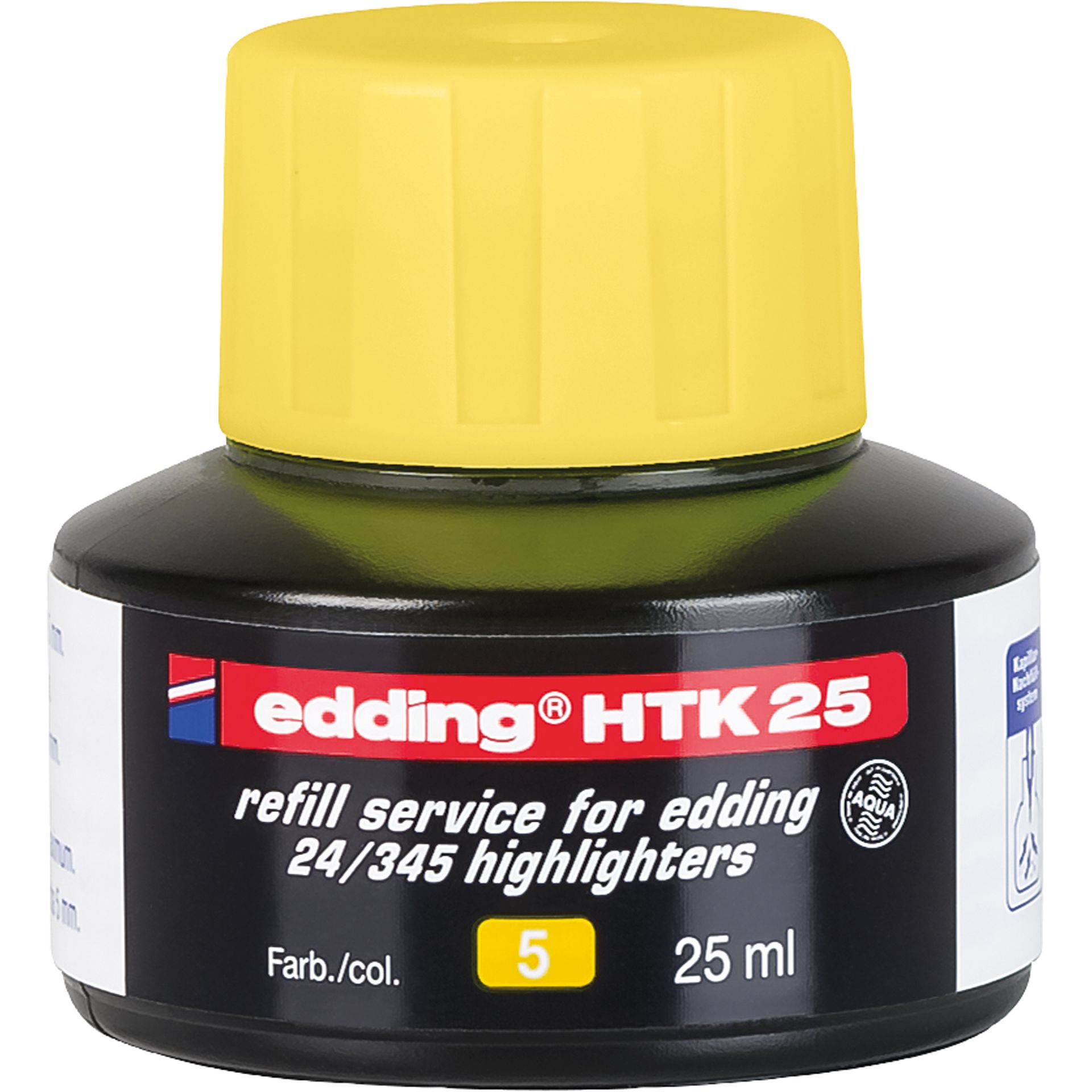 Nachfülltusche HTK25 25ml gelb