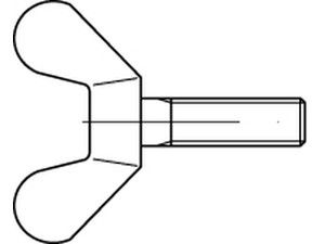 DIN 316 GT/Stahl M 8 x 35 galv. verzinkt gal Zn S
