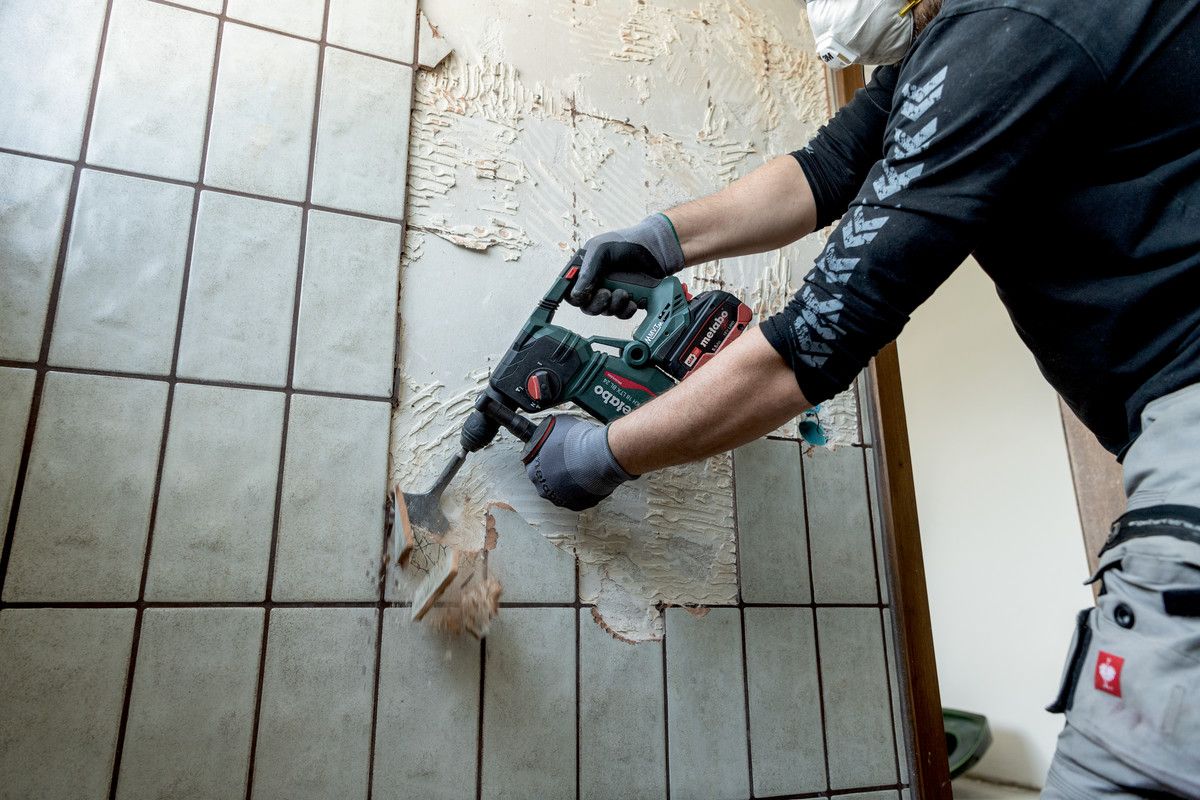 Akku-Kombihammer solo KH 18 LTX BL 24 Metabo ohne Akku ohne Ladegerät metaBOX