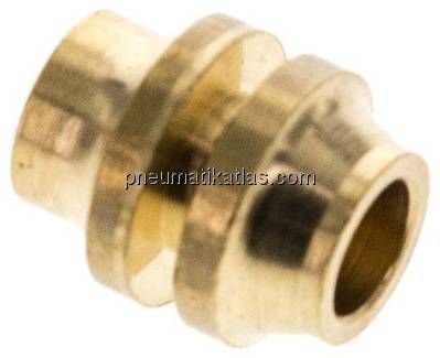 Reduziereinsatz f. Klemmringverschraub. 6mm-4 (M8x1)mm, Messing