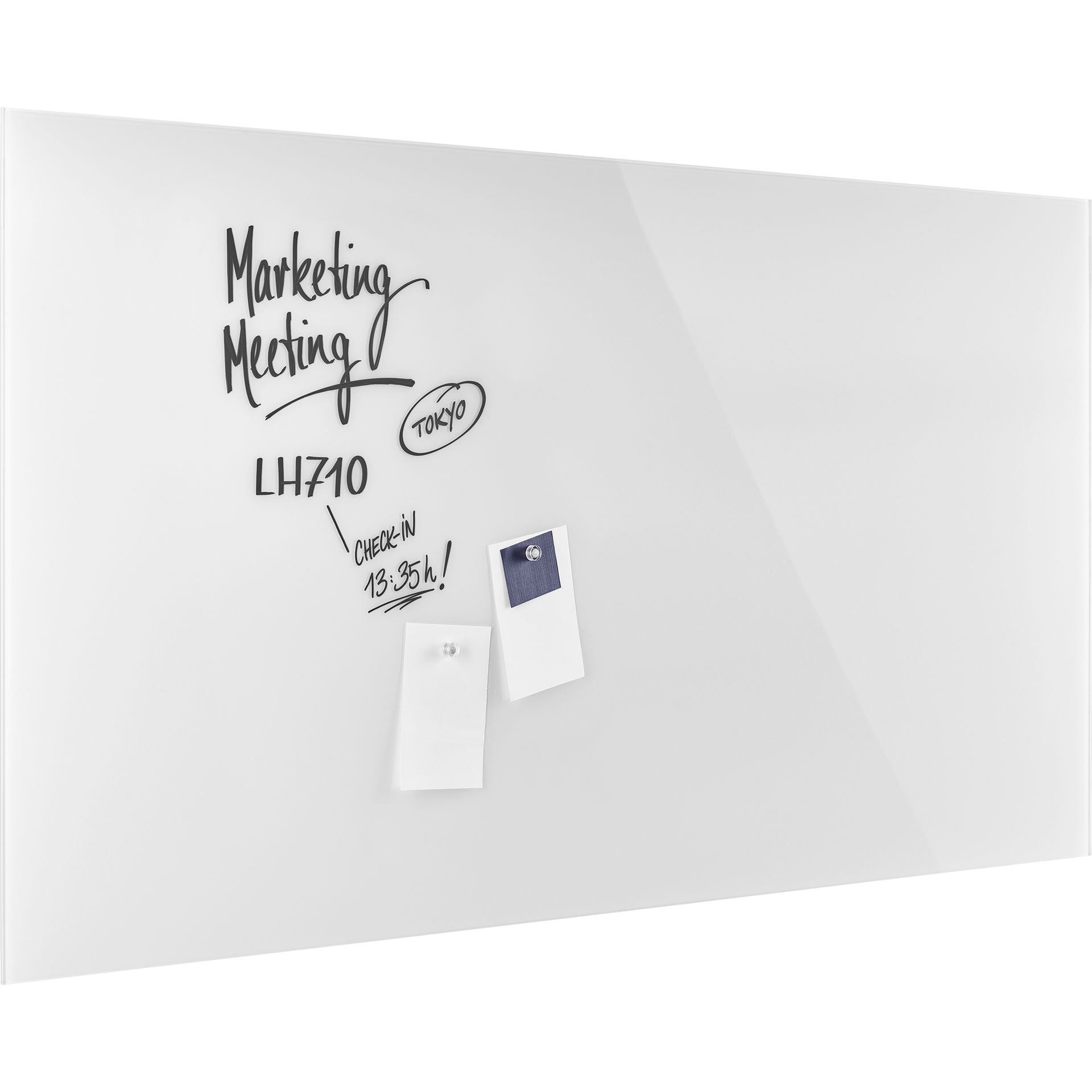 Design-Glasboards magnetisch weiß