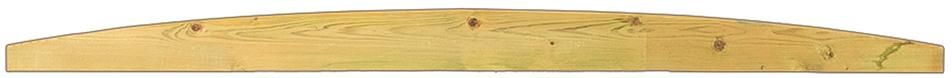 TRELLEBORG-System Bogenbrett kdi-grün 180 x 12/6 x 2,8 cm