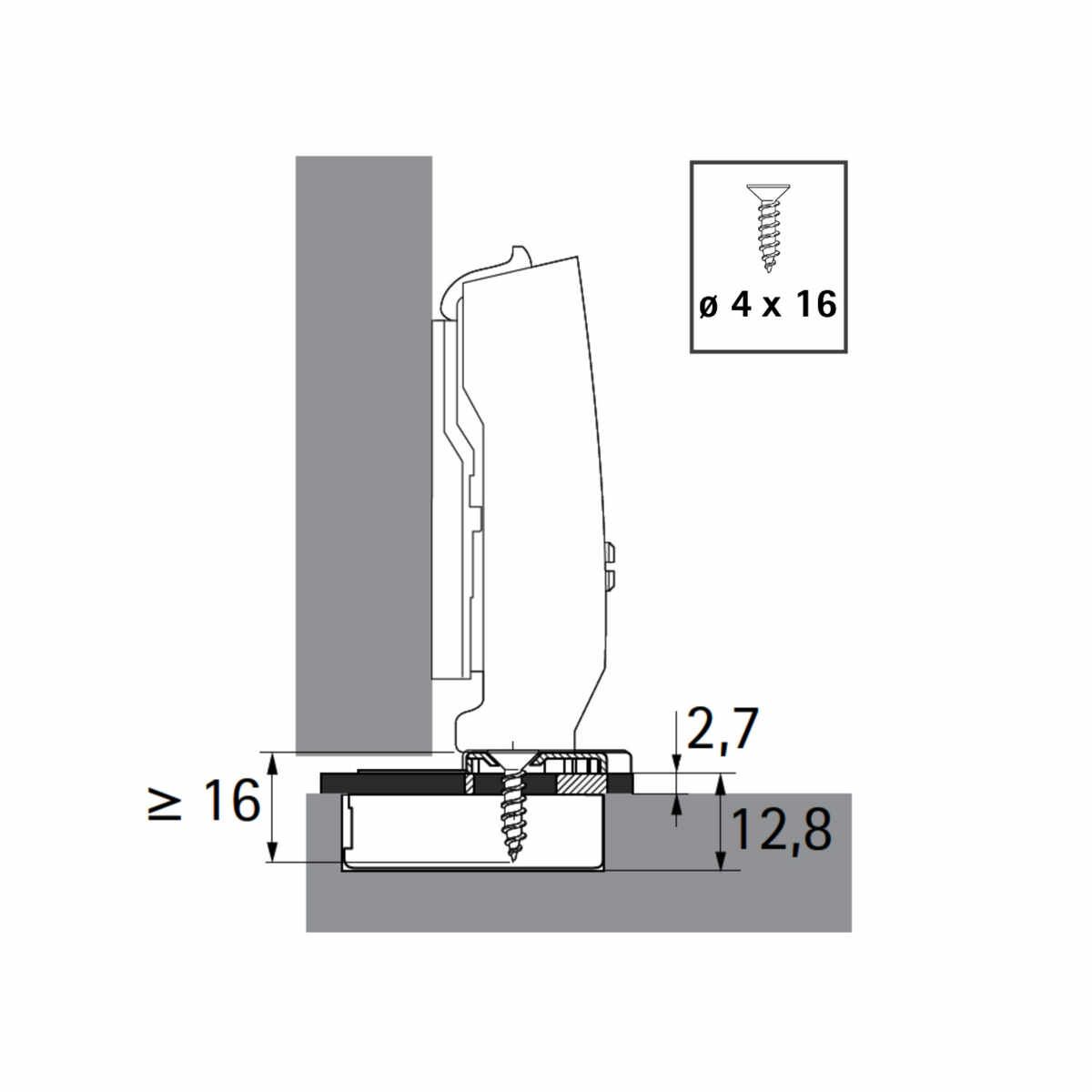 Adapter zur Reduzierung der Bohrtiefe, für Bohrbil