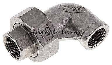 Winkel-Verschraubung flach dichtend Rp 3/8" (IG)
