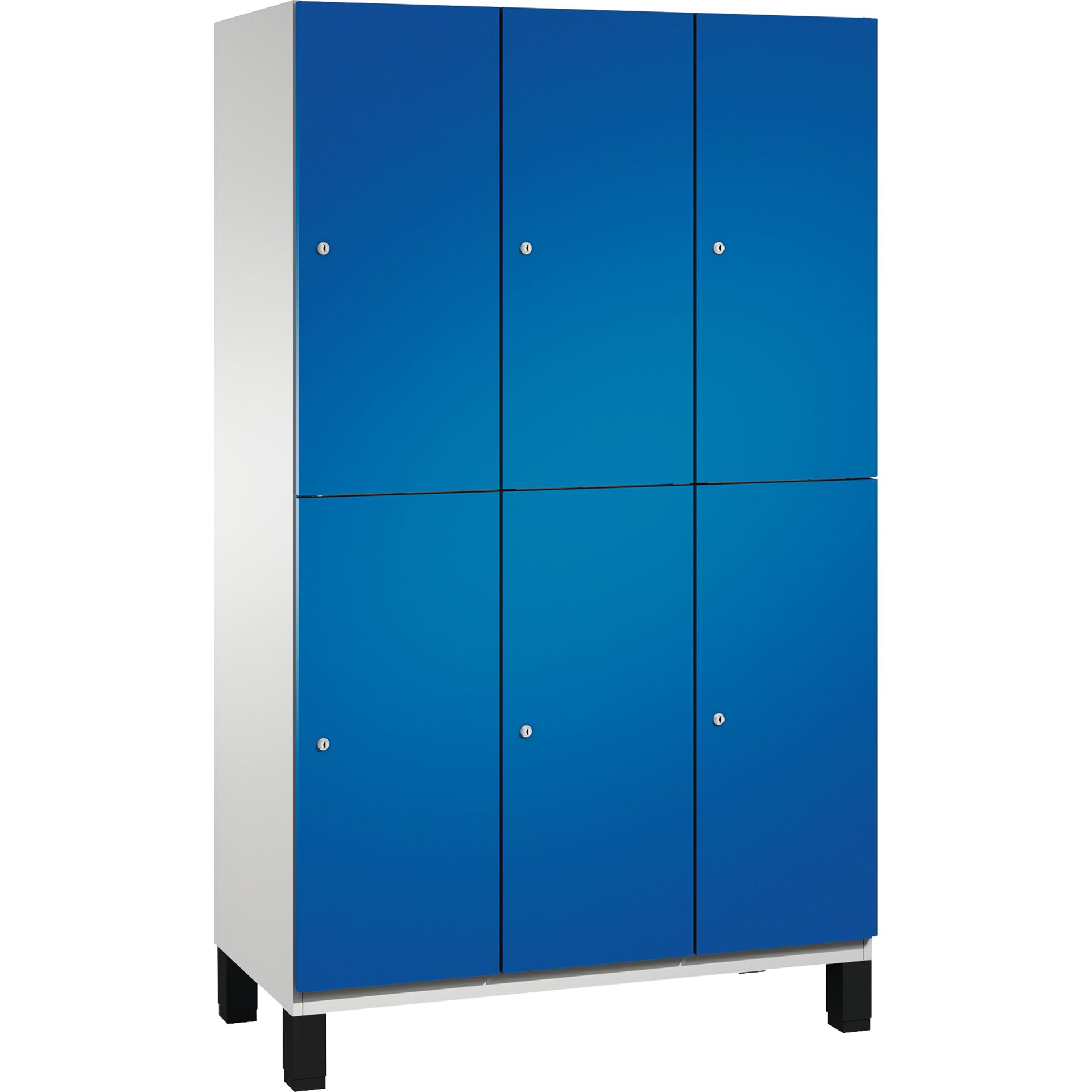 Doppelstockspind Füße 6Fächer B1200mm lgr/ebl