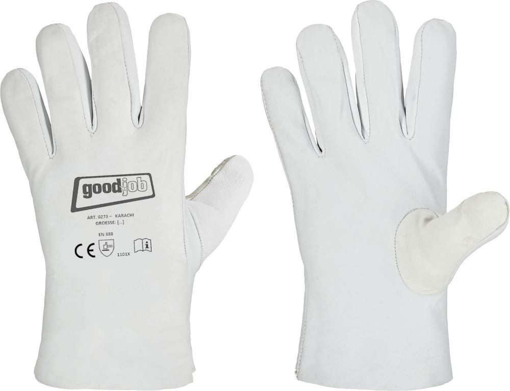 Handschuh, Nappaleder, Gr. 10