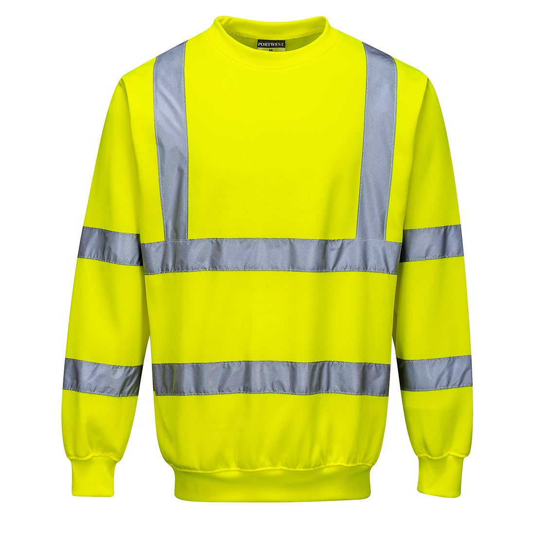 Portwest B303 Warnschutz-Sweatshirt, Gelb, Gr. XXS