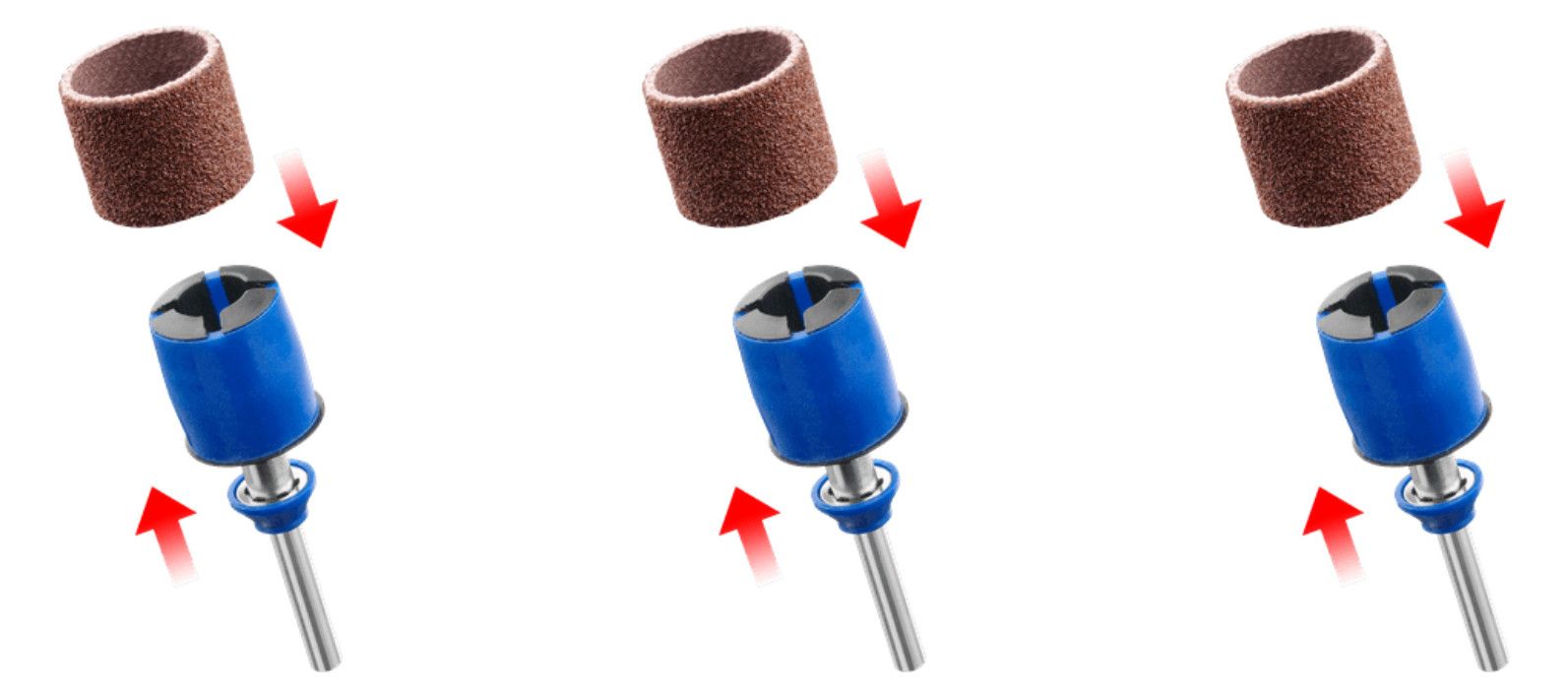 DREMEL Schleifbänder & Aufnahme
