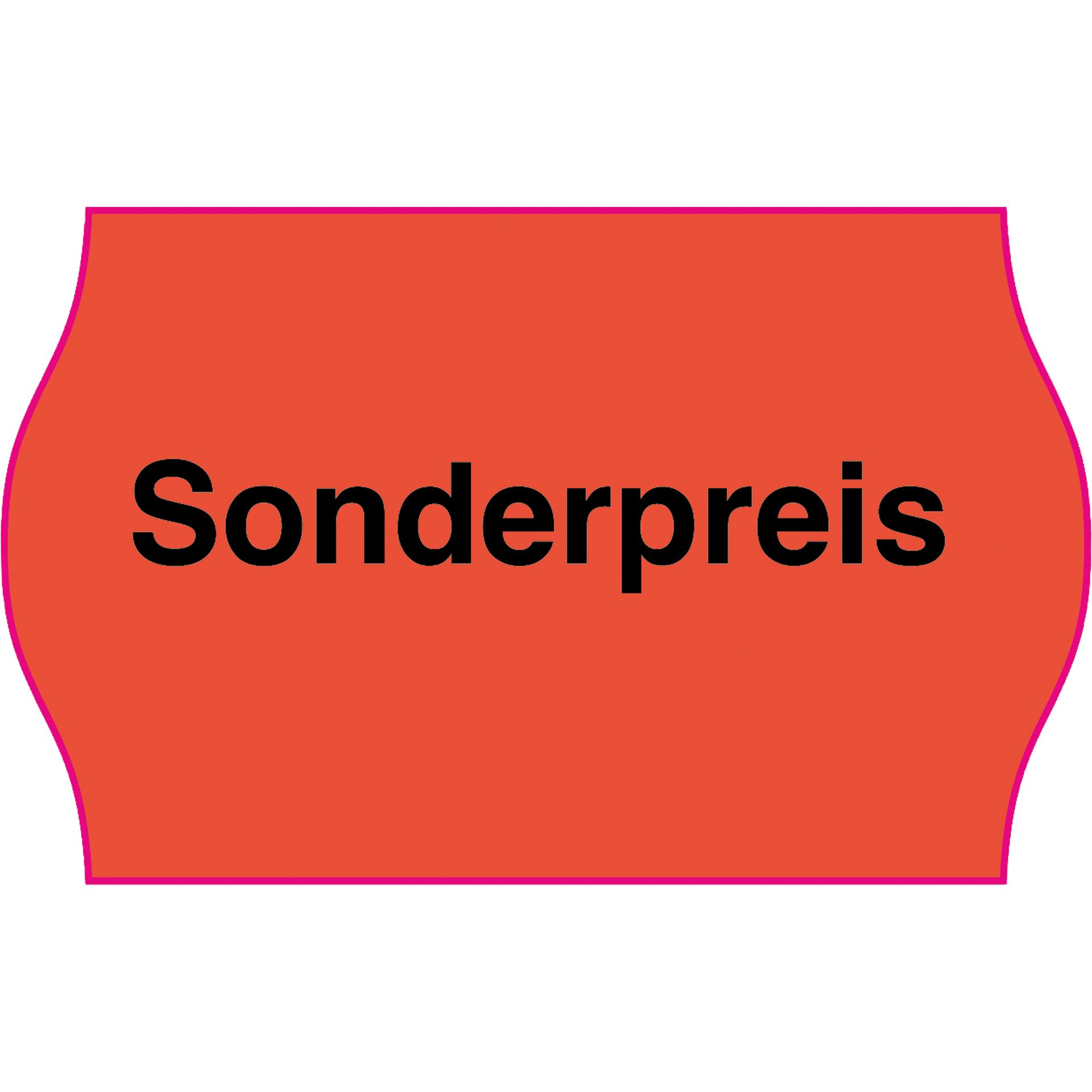 Etikett Sonderpr. 26x16mm G2 rt 18x1.200St.