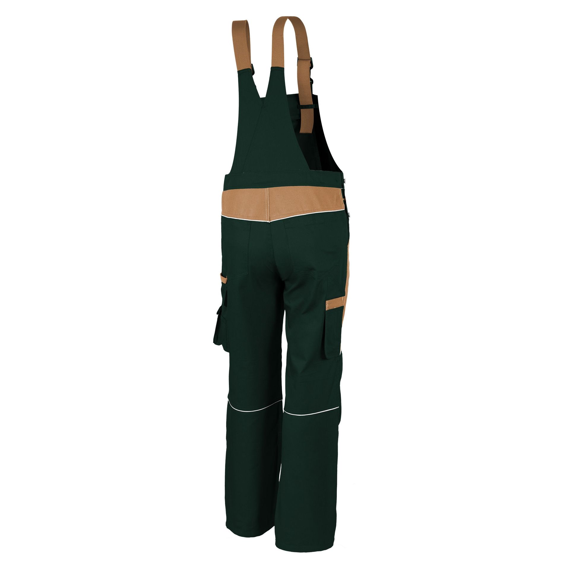 Qualitex Latzhose "PRO" PRO, oliv/khaki, Gr. 102